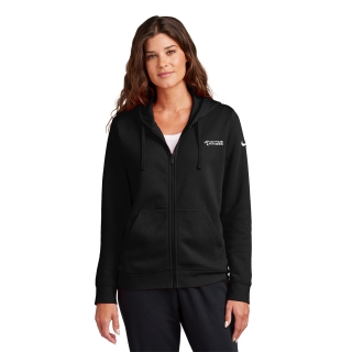 AF Nike Womens Club Fleece Full Zip Hoodie